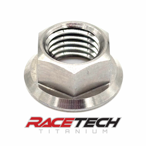 Titanium M10 x 1.25 Hex Head Flange Nut, RT61064-N0