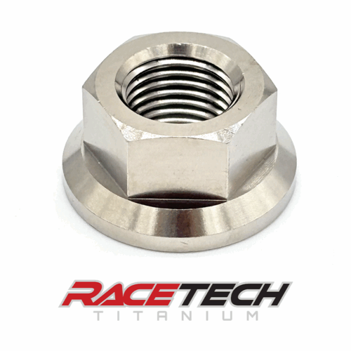 RT62049-N0, Titanium M12x1.25 Hex Flange Nut