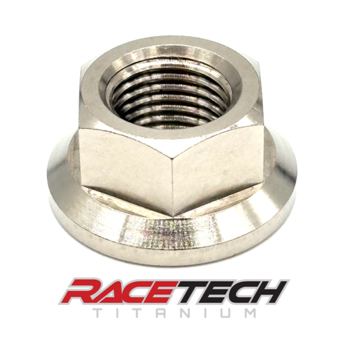 Titanium M12x1.25 Hex Head Flange Nut, RT62049-N0