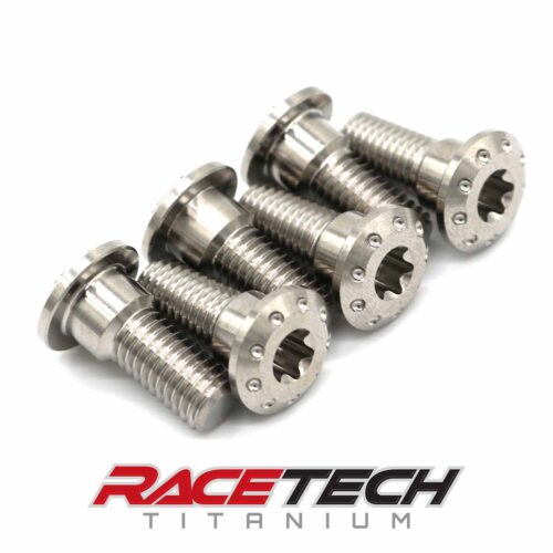 Honda TRX450R Titanium Front Rotor Bolts RT60586-5