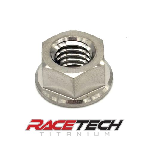 Titanium 3/8-16 Hex Head Flange Nut, RT10284-N0