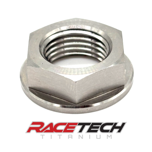 Titanium M16 x 1.5 Hex Head Flange Nut (Short), RT60503-N0