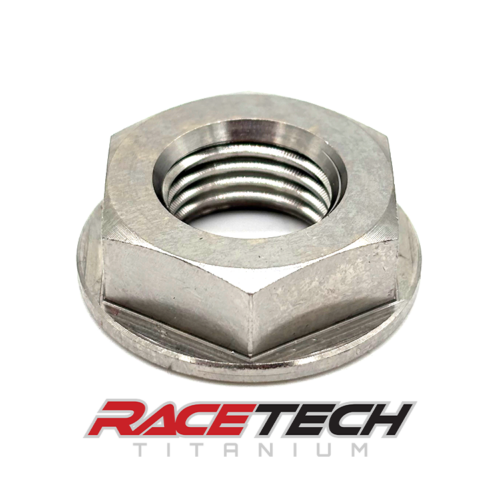 Titanium M14 x1.5 Hex Head Flange Nut, RT60719-N0