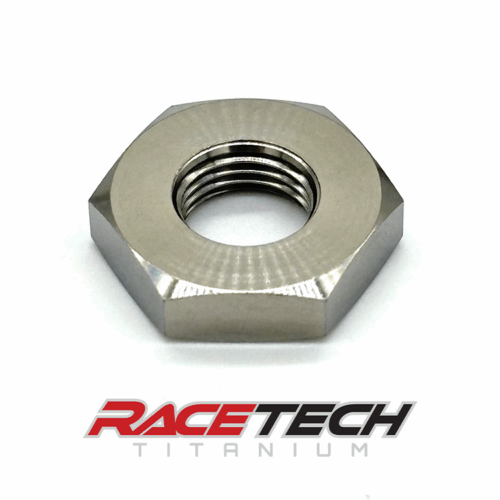 RT62047-N0, Titanium M10x1.0 Hex Jam Nut