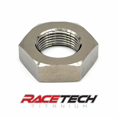 RT62048-N0, Titanium M14x1.0 Hex Jam Nut