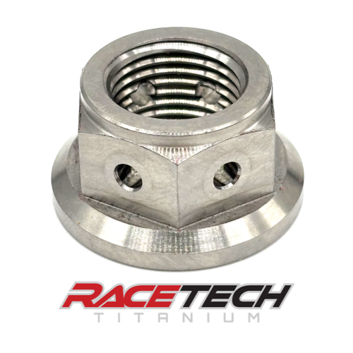 Titanium M16x1.5 Hex Head Flange Nut, RT10628-N0