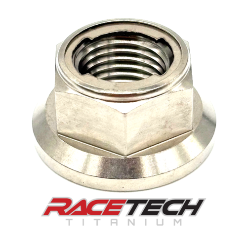 Titanium M12 x1.25 Locking Hex Head Flange Nut, RT62049-N1