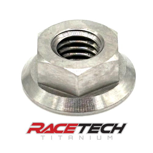Titanium M5x0.8 Flange Nut, RT60583-N0