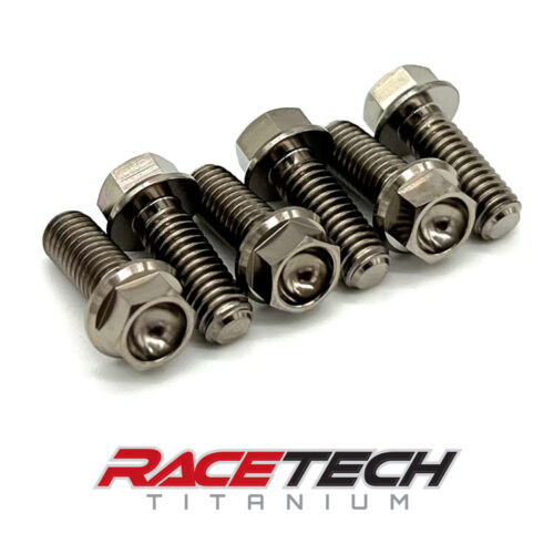 Titanium M6x16 Hex Flange Bolt RT61014-0 (6)