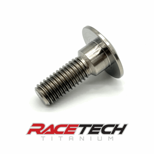 RT60586-0, Titanium M8x1.25x24 Dome Head Bolt (10x6 Shoulder)