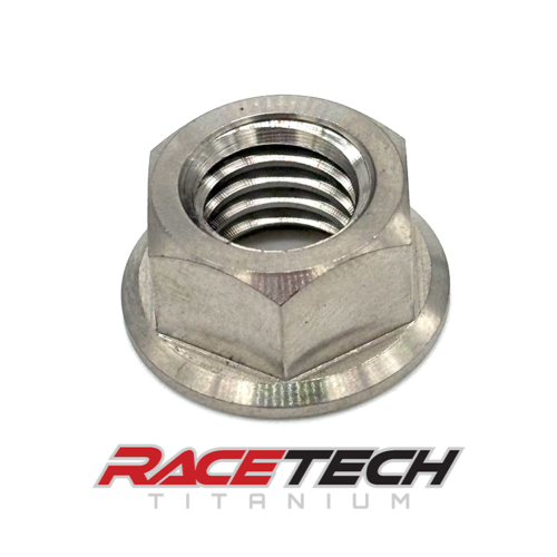 Titanium 7/16-14 Hex Flange Nut, RT10288-N0