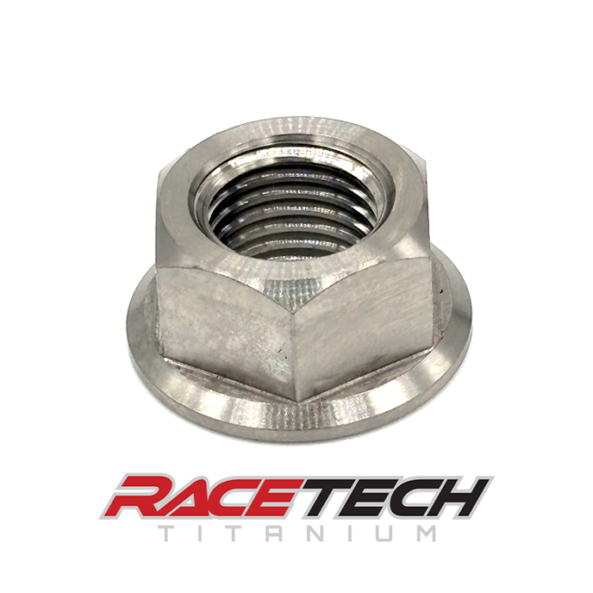 Titanium 7/16-20 Hex Flange Nut, RT10290-N0