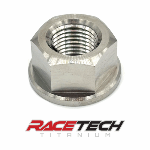 RT10294-N0, Titanium 1/2-20 Hex Flange Nut