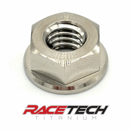 RT24230-N0, Titanium 5/16-18 Hex Flange Nut