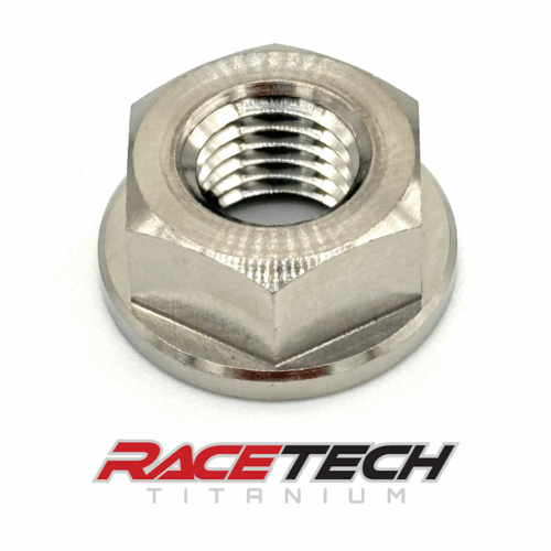 RT24232-N0, Titanium 5/16-24 Hex Flange Nut