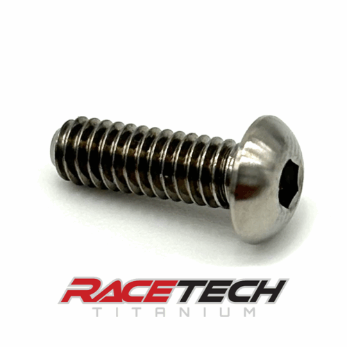 RT10298-0, Titanium 8-32 x .510" Button Head Cap Screw (BHCS)
