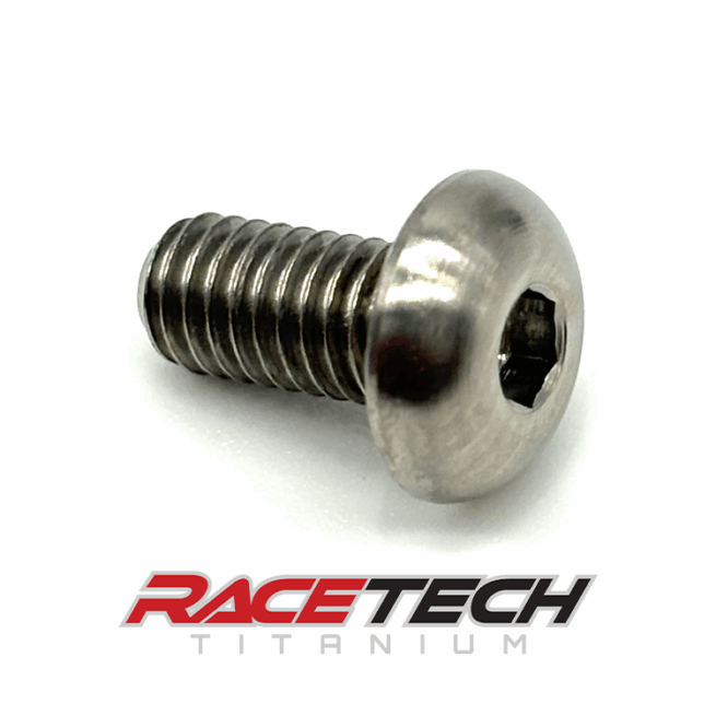 RT10303-0, Titanium 10-32 x .380" Button Head Cap Screw (BHCS)