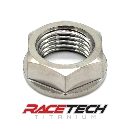 Titanium M10 x1.0 Hex Head Flange Nut, RT60638-N0