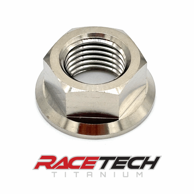 RT61068-N1, Titanium M14x1.5 Hex Flange Nut