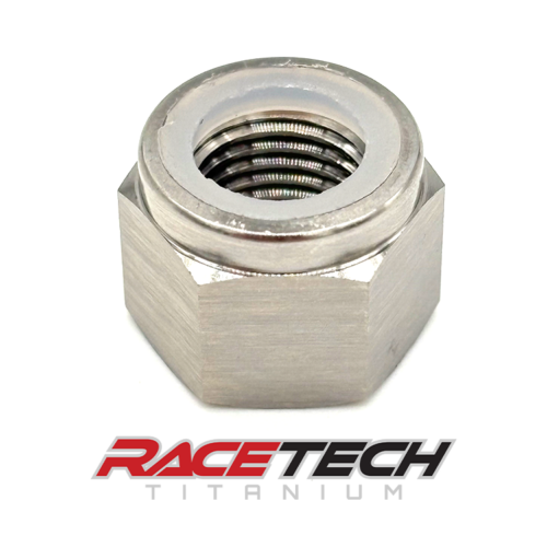 Titanium 3/8-24 Hex Nylock Nut, RT10286-N5