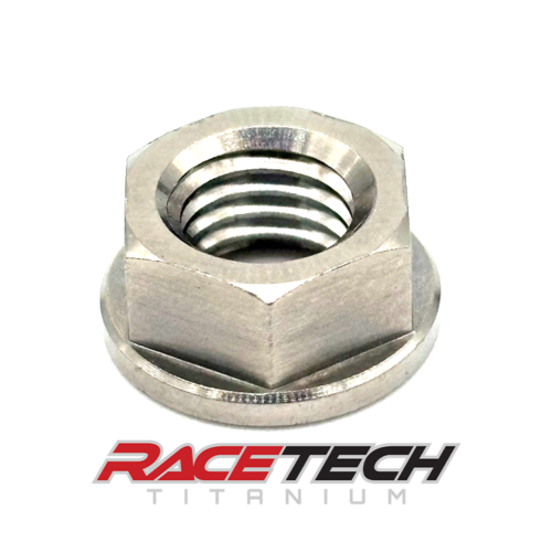 Titanium M7x1.0 Hex Head Flange Nut, RT61113-N0