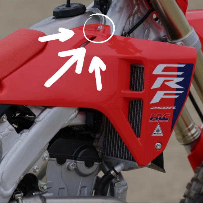 Titanium Shrouds To Tank Bolts (2018-2025 Honda CRF 250 450) - Image 2