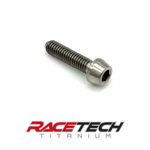 Titanium M4x0.7x16 Socket Head Cap Screw, Tapered Socket Bolt, RT61190-0 (1)