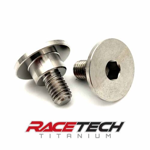 Titanium M5x0.8×11.75 Flat Head Shoulder Bolt, RT61600-0