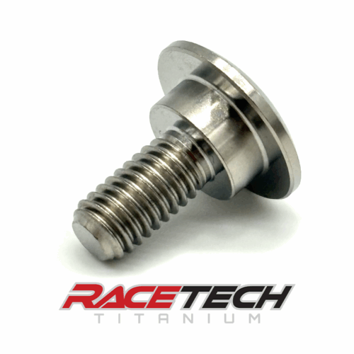 RT61616-0, Titanium M6x1.0x15.2 Button Head Bolt (9.85x3.6 Shoulder)