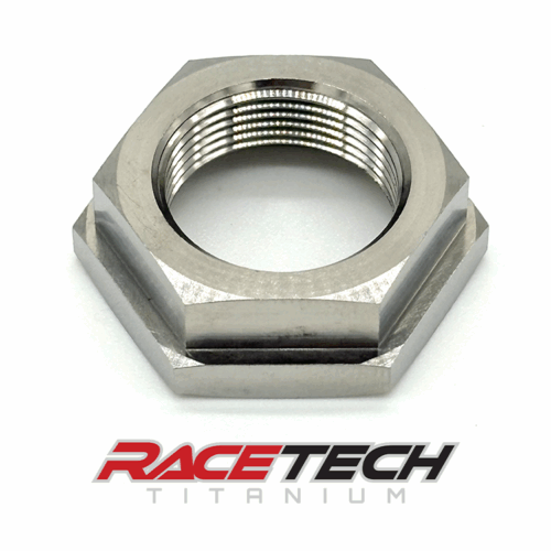 RT62051-N0, Titanium M18x1.0 Hex Flanged Nut