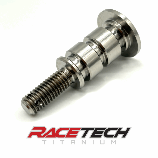 RT62072-2, Titanium M8x1.25x49.15 Flat Head Bolt (14.9x28.2 Shoulder) Dimpled