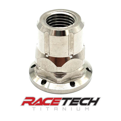 Titanium M12x1.25 Hex Head Lug (Flange) Nut, RT80544-N3