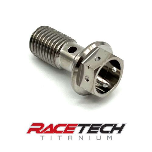 Titanium M10x1.25 Single Banjo Bolt Brake Caliper RT60703-0 (1) Product Pic