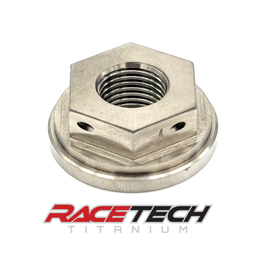 Titanium 1/2-20 Hex Flange Nut w/ Floating Washer (1.185″ OD), RT10253-N0