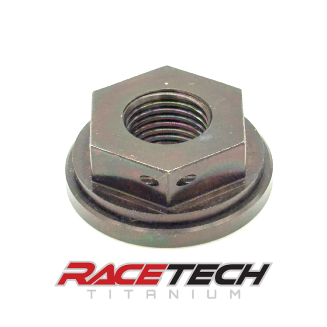 Titanium 1/2-20 Hex Flange Nut w/ Floating Washer (1.185″ OD), RT10253-N0