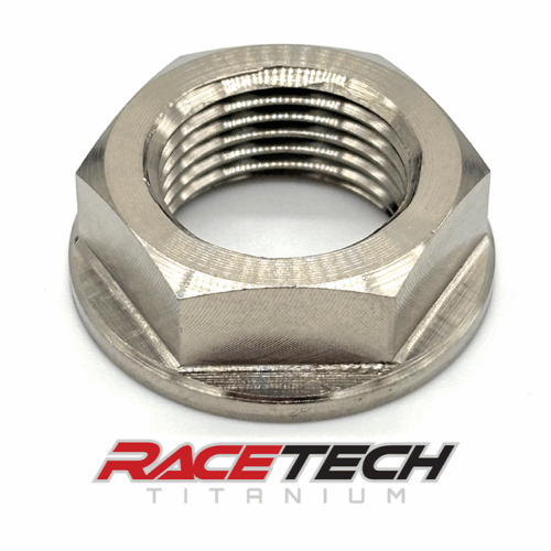 RT61092-N0, Titanium M18x1.5 Hex Flange Nut