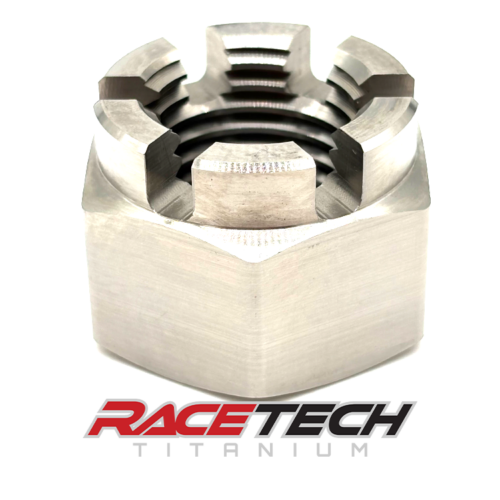 Titanium M27x3.0 Castle Nut, RT80891-N0