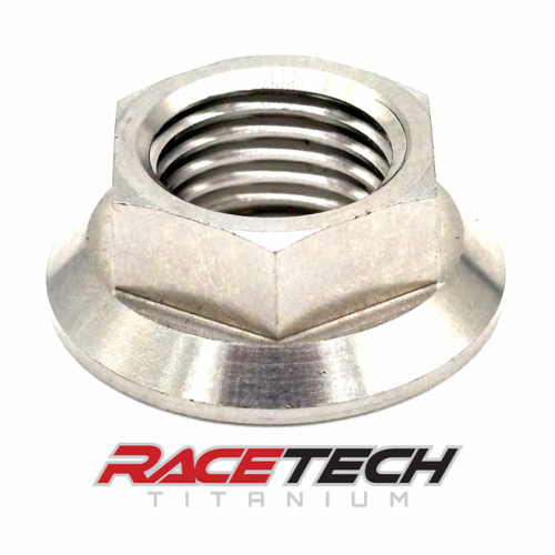 Titanium M14x1.5 Hex Head Flange Nut (Short), RT61068-N6