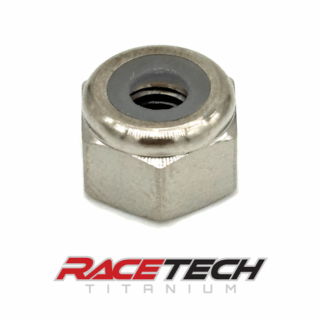 RT24114-N0, Titanium 10-32 Hex Nylock Locking Nut (Tall)