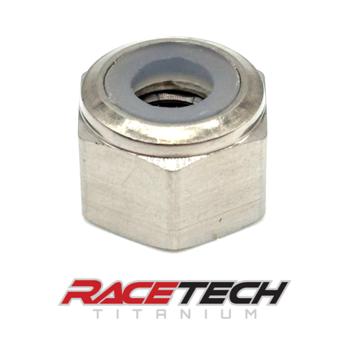 Titanium 1/4-28 Nylock Hex Nut, RT24174-N0