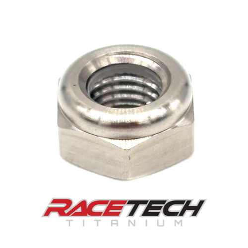 Titanium 3/8-24 Hex Nylock Nut, RT24318-N0