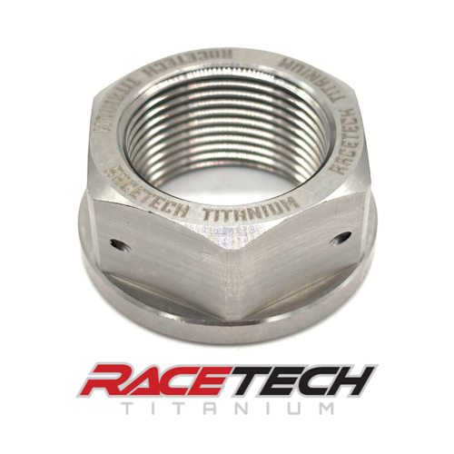 Titanium M25x1.5 Hex Head Flange Nut, RT61001-N255