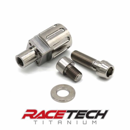 Titanium Swingarm Pivot Bolt Torque Arm Adapter for Banshee, YFZ450, Raptor 700 & LSR Chassis