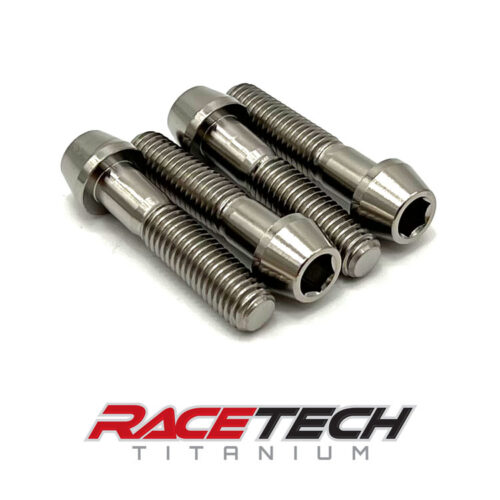 Titanium M8x35 Socket Head Cap Screw (SHCS), Front Axle Pinch Bolts, Aprilia, RSV1000 Tuono, RT60749-0 (4)