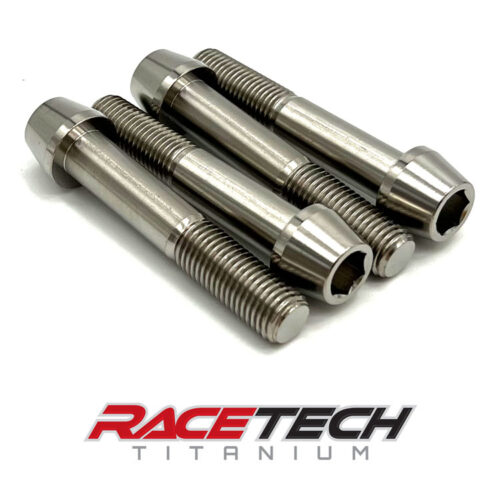 Titanium M10x1.25x55 Socket Head Cap Screw (SHCS) Bolts, Ducati Brake Caliper Bolts, RT60801-0 (4)