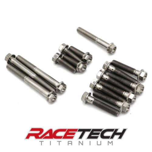 Yamaha Banshee Titanium Engine Cover Bolt Kit (Clutch & Stator Covers) - Hex Head