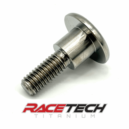 RT62095-0, Titanium M6x1.0x22.2 Flat Head Bolt (9.25x7.75 Shoulder)