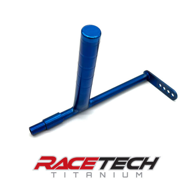 Blue Anodized Titanium Shifter Handle for Hyper Micro Sprint Cars