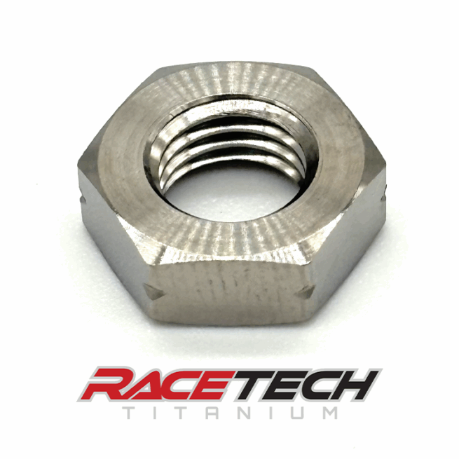 RT24250-N1, Titanium 5/16-24 Hex Jam Nut (LH)