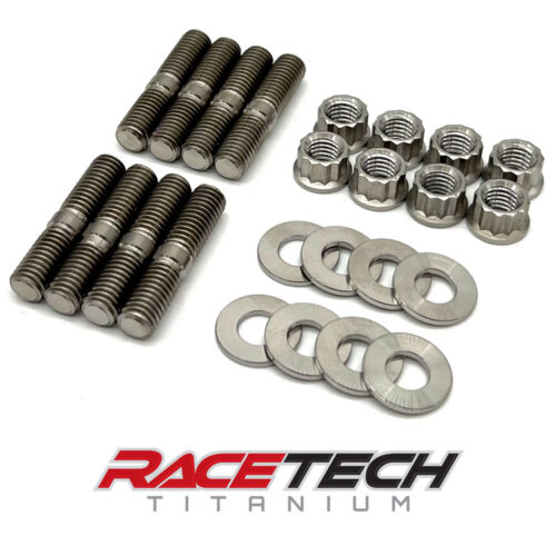 Hyper, D1, TenJ Titanium Kawasaki ZX-6R Exhaust Header Stud Kit, RT61606-0